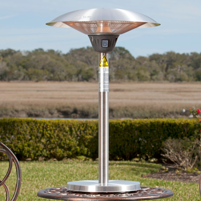 Fire Sense Cimarron Halogen 1500 Watt Electric Tabletop Patio