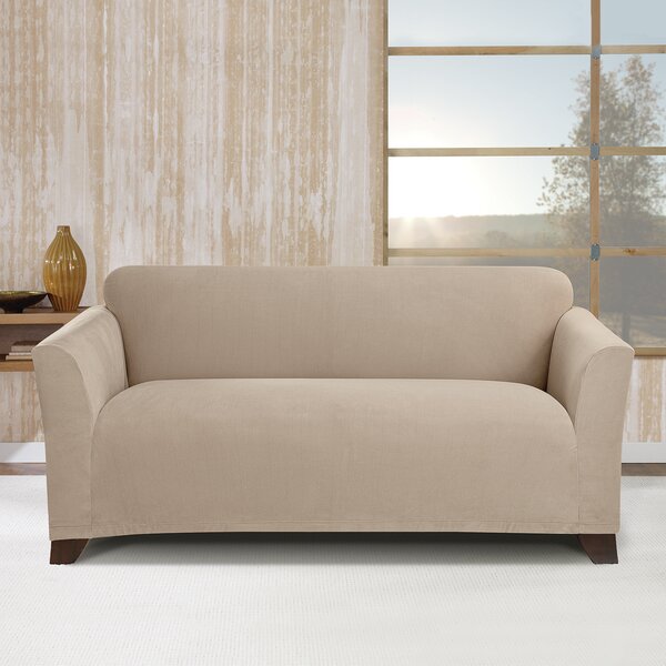 Stretch Morgan Box Cushion Loveseat Slipcover By Sure Fit
