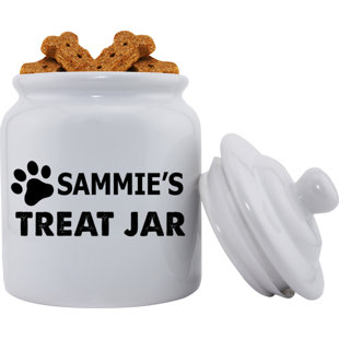 Personalized Dog Treat Jar Wayfair Save