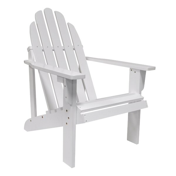 Diredra Solid Wood Adirondack Chair by Beachcrest Home