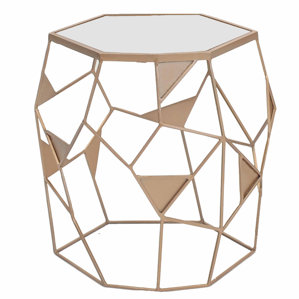 Kaelyn Drum End Table by Ivy Bronx