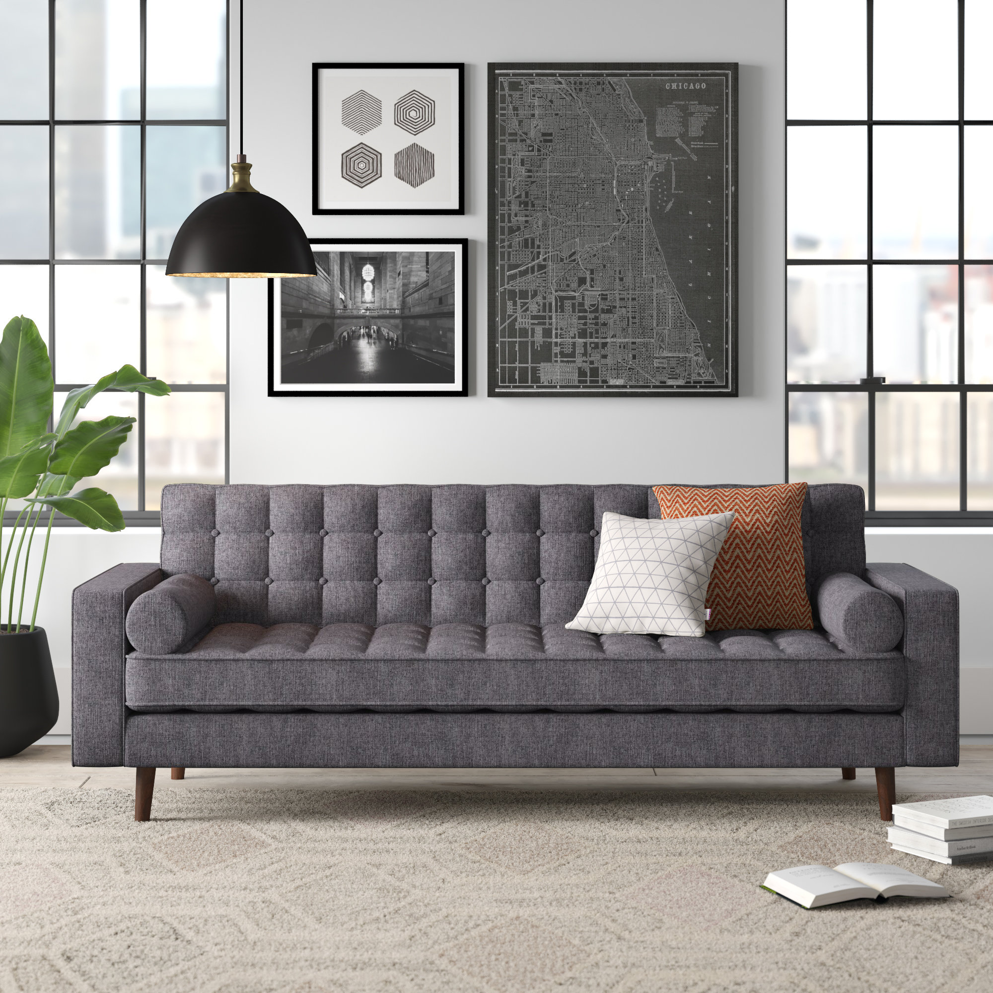 Gilbert Square Arm Sofa Reviews Allmodern Gilbert Square Arm Sofa Reviews