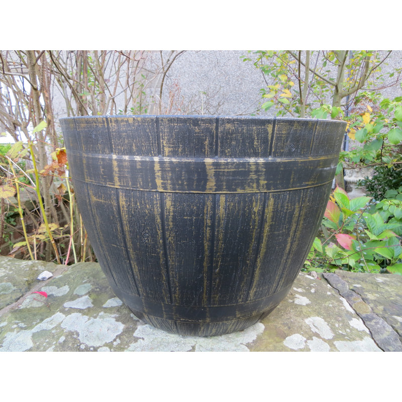 Freeport Park Beijing Plastic Barrel Planter & Reviews Freeport Park Beijing Plastic Barrel Planter & Reviews
