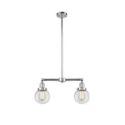 Jackeline 2 Light Kitchen Island Pendant Breakwater Bay