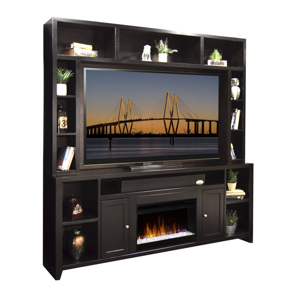 Garretson 84 TV Stand with Fireplace by Darby Home Co