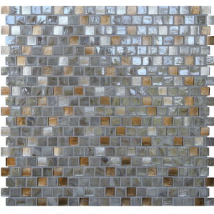 Opalescent Tile Wayfair Opal 0 63 X Gl Mosaic Tile In Abalone