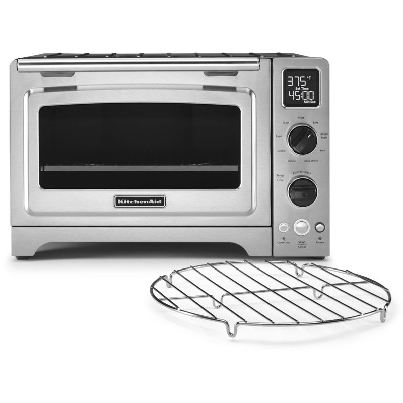Kitchenaid 1 Cubic Foot Stainless Steel Convection Countertop Oven