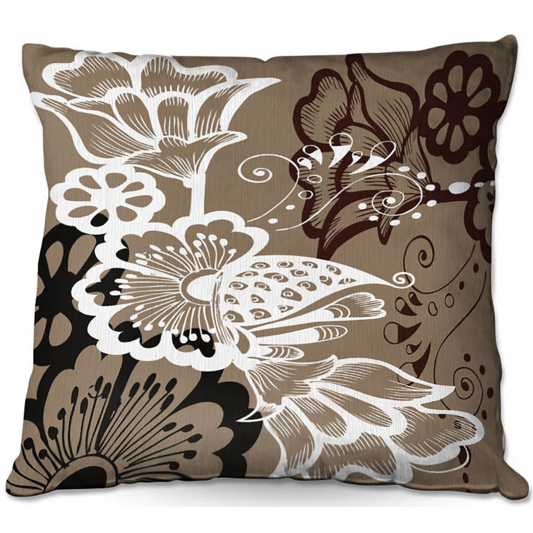 tan throw pillows