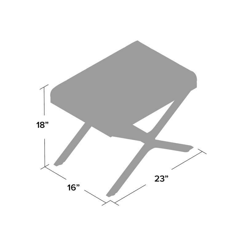 Rosdorf Park Mariano X Base Vanity Stool Reviews Wayfair Mariano X Base Vanity Stool