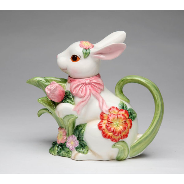 Ceramic Bunny Teapot by Cosmos Gifts