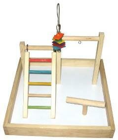17x17x12 Wood Tabletop Play Station by A&E Cage Co.