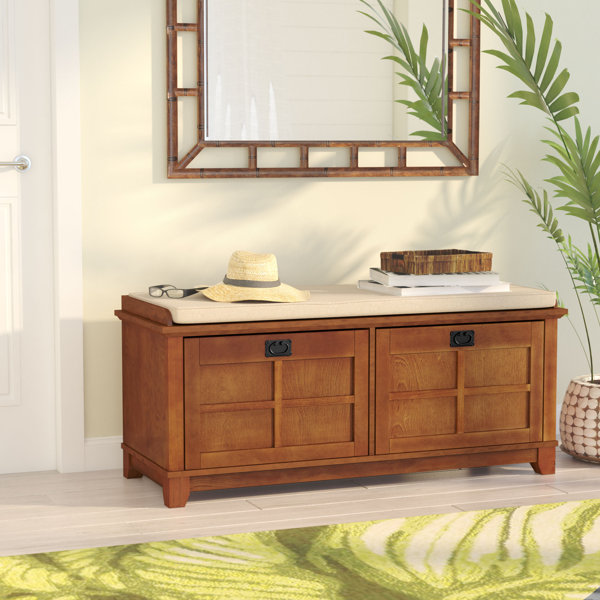 Lexie Fabric Storage Bench by Beachcrest Home