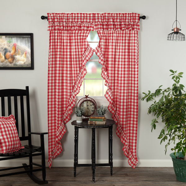 Large Buffalo Check Curtains Wayfair
