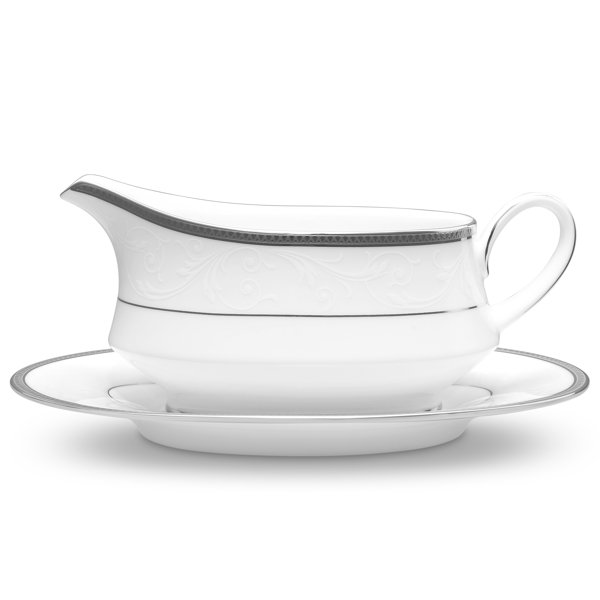 Regina Platinum Gravy Boat by Noritake