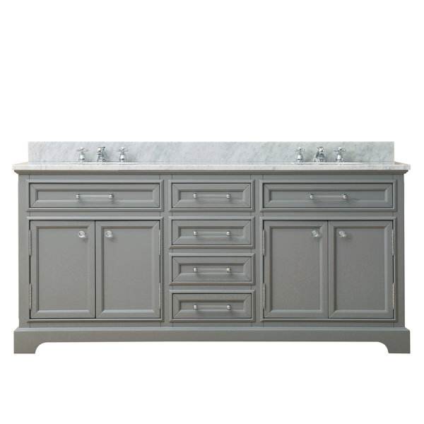 Bergin 60 Double Bathroom Vanity Set by Three Post