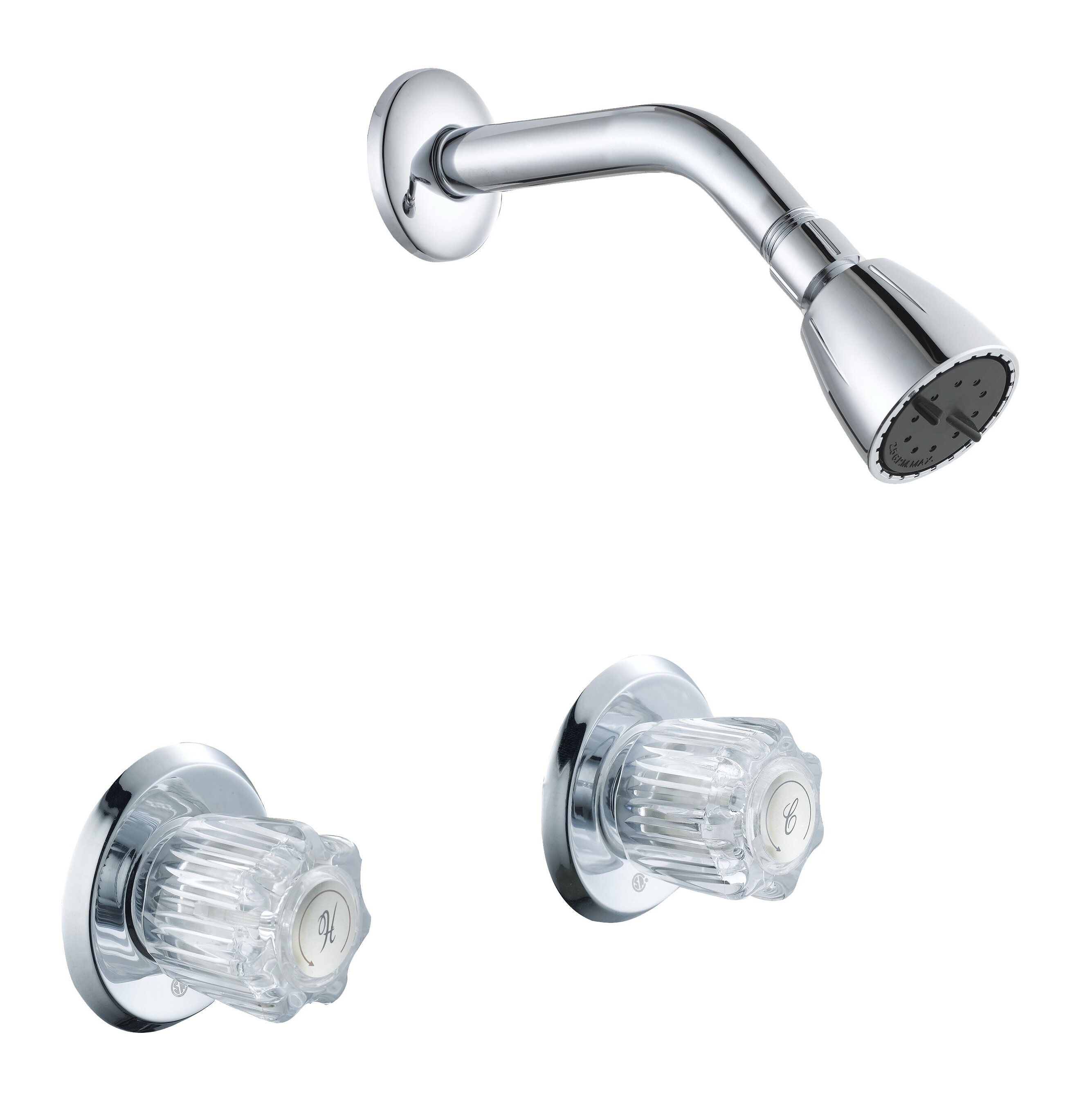 Aqua Plumb 2 Handle Temperature Control Shower Faucet Wayfair