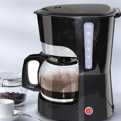 GEVI 10-Cup Drip One Button Easy Use Coffee Maker GEVI