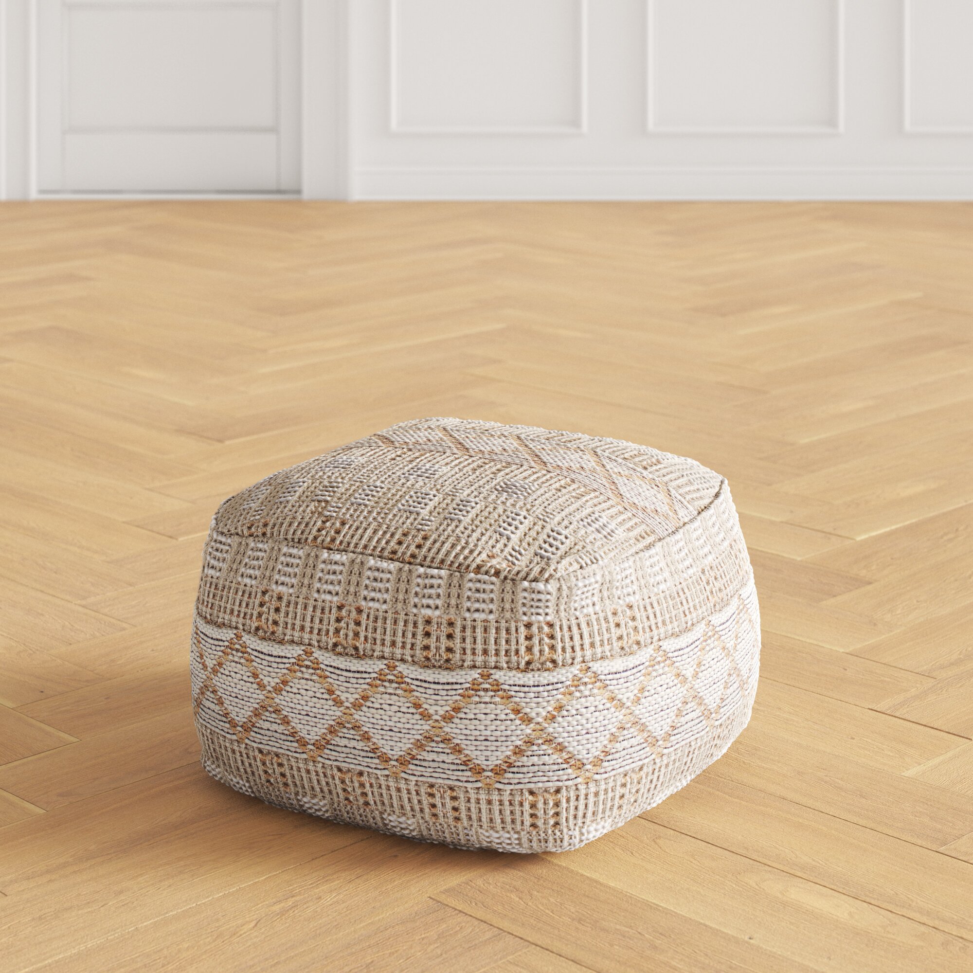 Haygood Boho Pouf