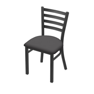 Jackie Side Chair Holland Bar Stool Frame Color: Pewter, Upholstery Color: Canter Storm