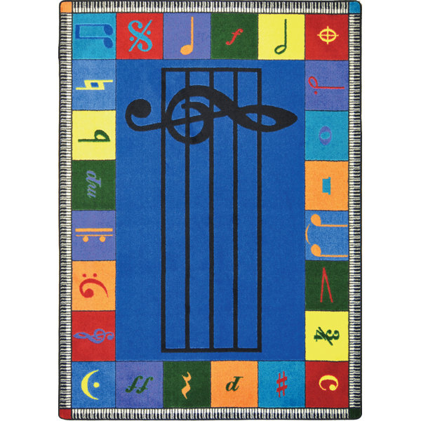 Tufted Blue Area Rug by The Conestoga Trading Co.