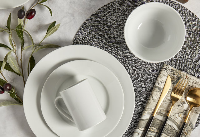 White Dinnerware Sets