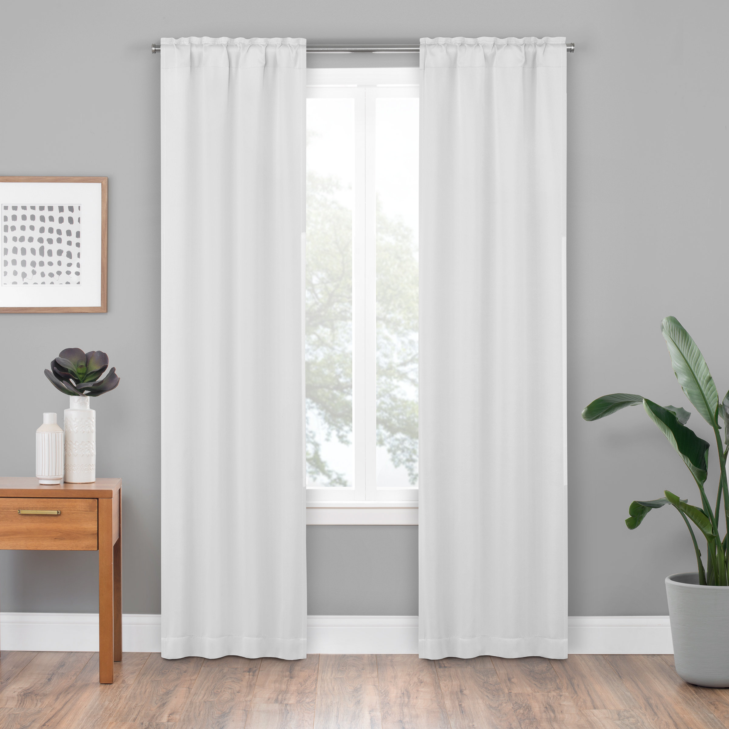 Charlton Home Engelke Solid Blackout Thermal Rod Pocket Liner