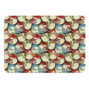 Chickadees by Amy Reber Bath Mat