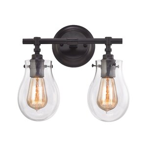 Sarita 2-Light Incandescent Vanity Light