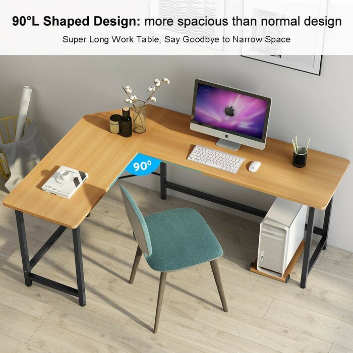 Ebern Designs Harkey L Shaped Computer Desk Reviews Wayfair Ca