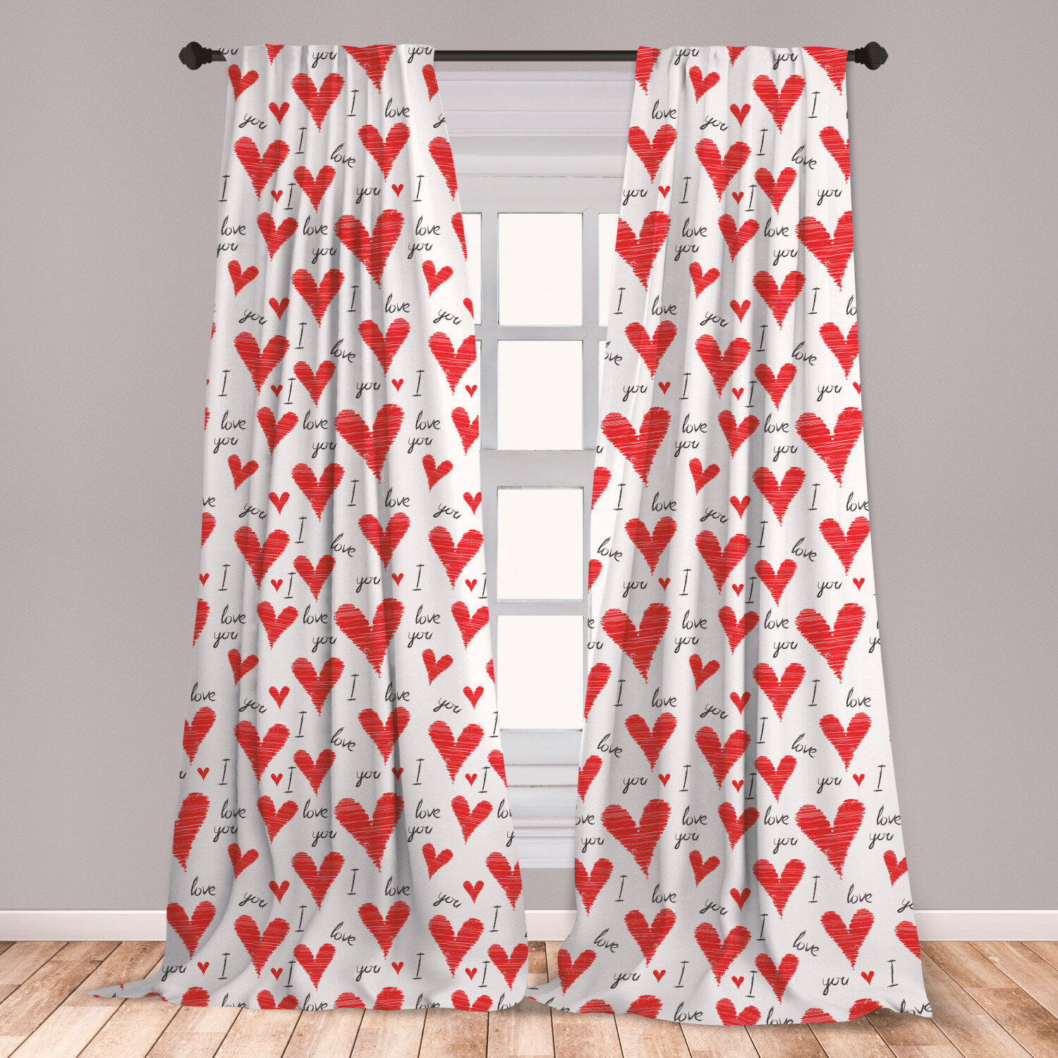 Valentine fabric panel