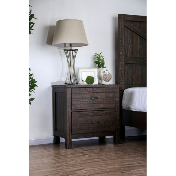 Colville Solid Wood 2 Drawer Nightstand By Gracie Oaks by Gracie Oaks Sale