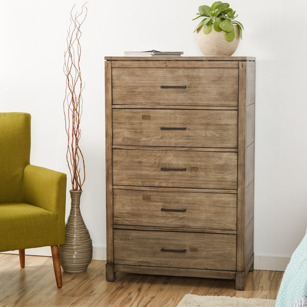 Seleukos 5 Drawer Chest by Mercury Row