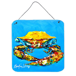 Baby Hanging Wall Plaques Wayfair Crab Baby Hanging Painting Print Plaque