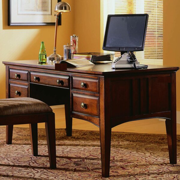 Bedford Row Keyboard Tray Executive Desk by Hooker Furniture