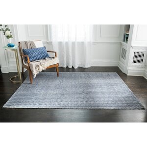 Dina Hand-Woven Blue Area Rug