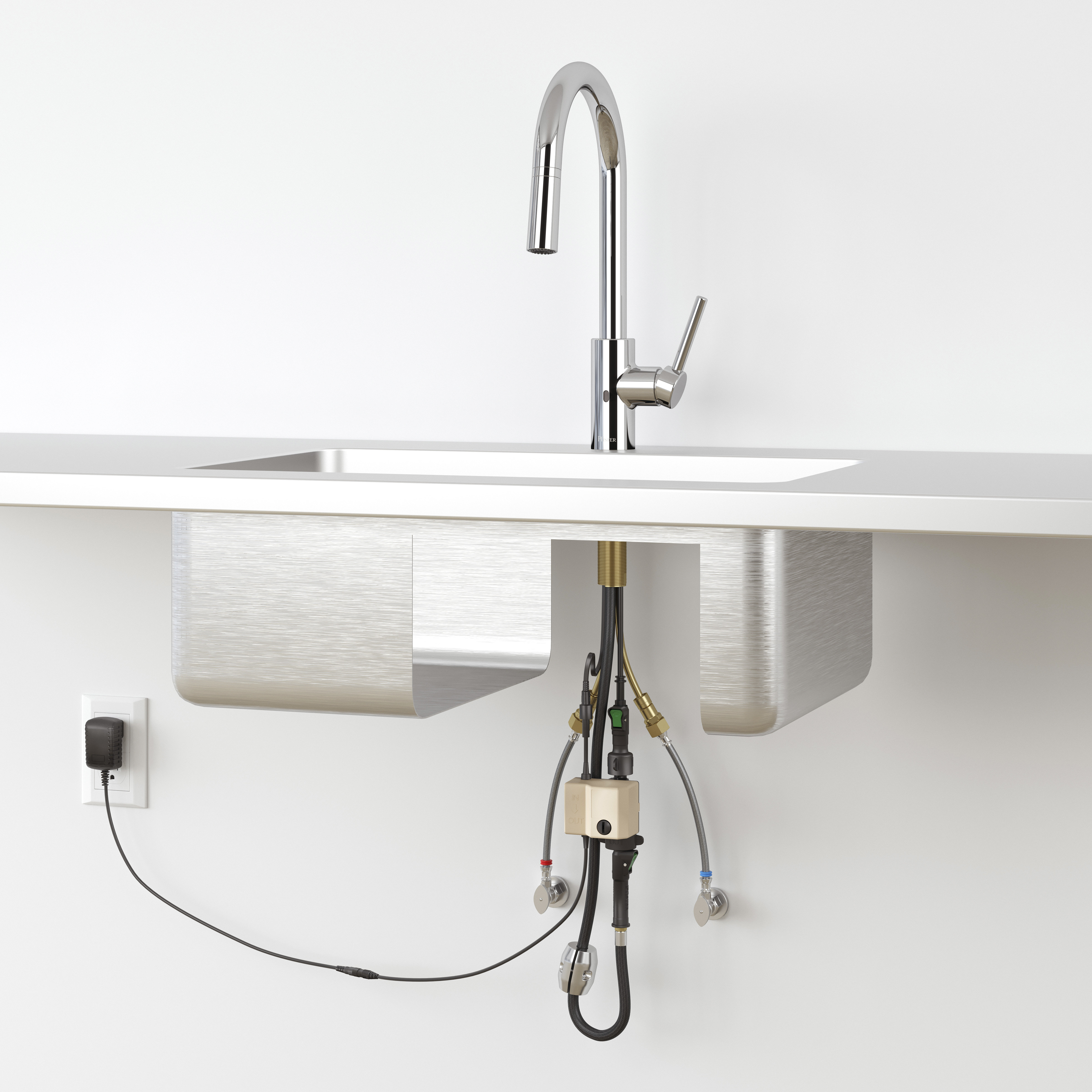 Pfister Stellen Pull Down Touchless Single Handle Kitchen Faucet Reviews Wayfair
