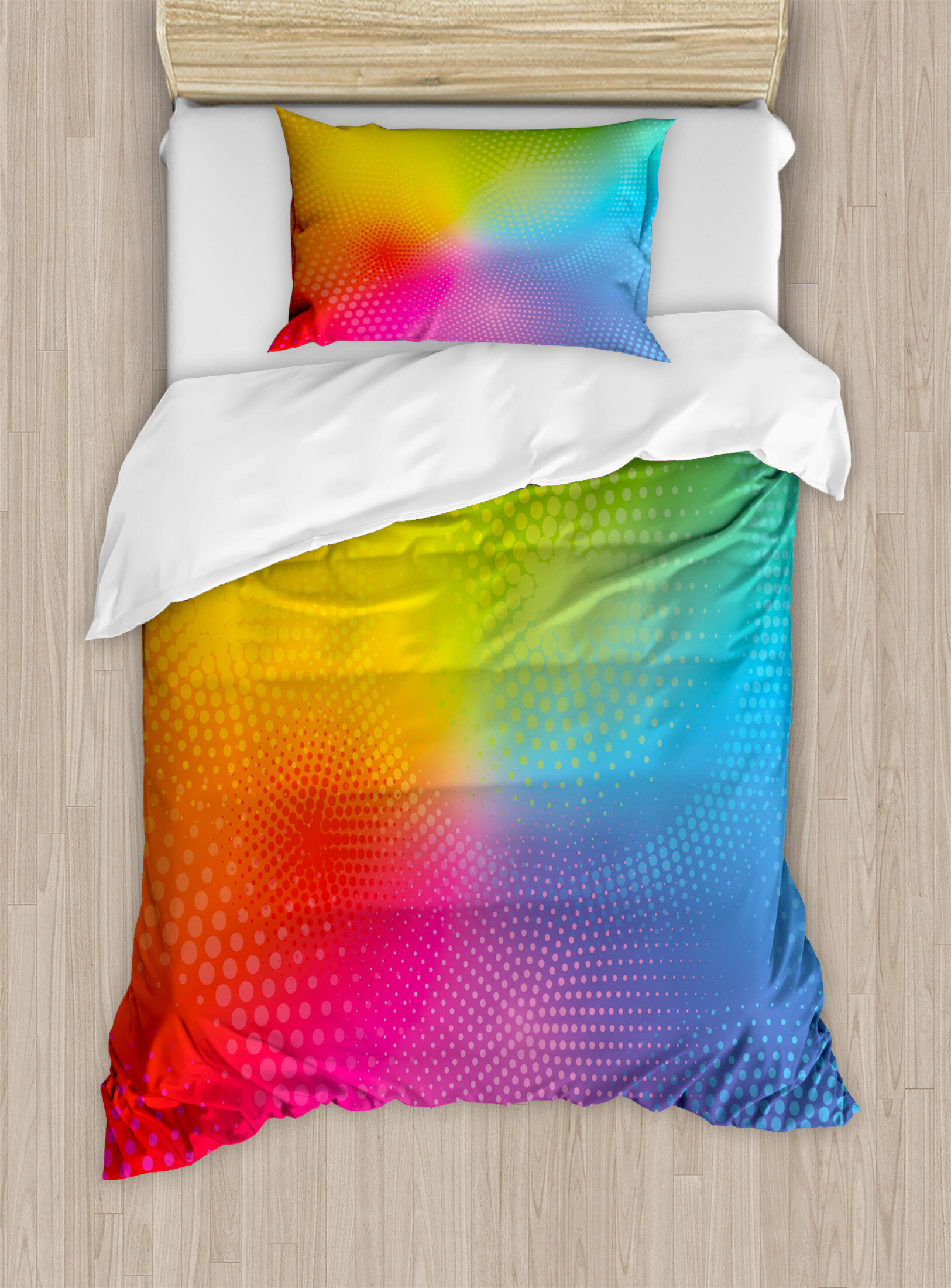 East Urban Home Rainbow Duvet Cover Set Wayfair