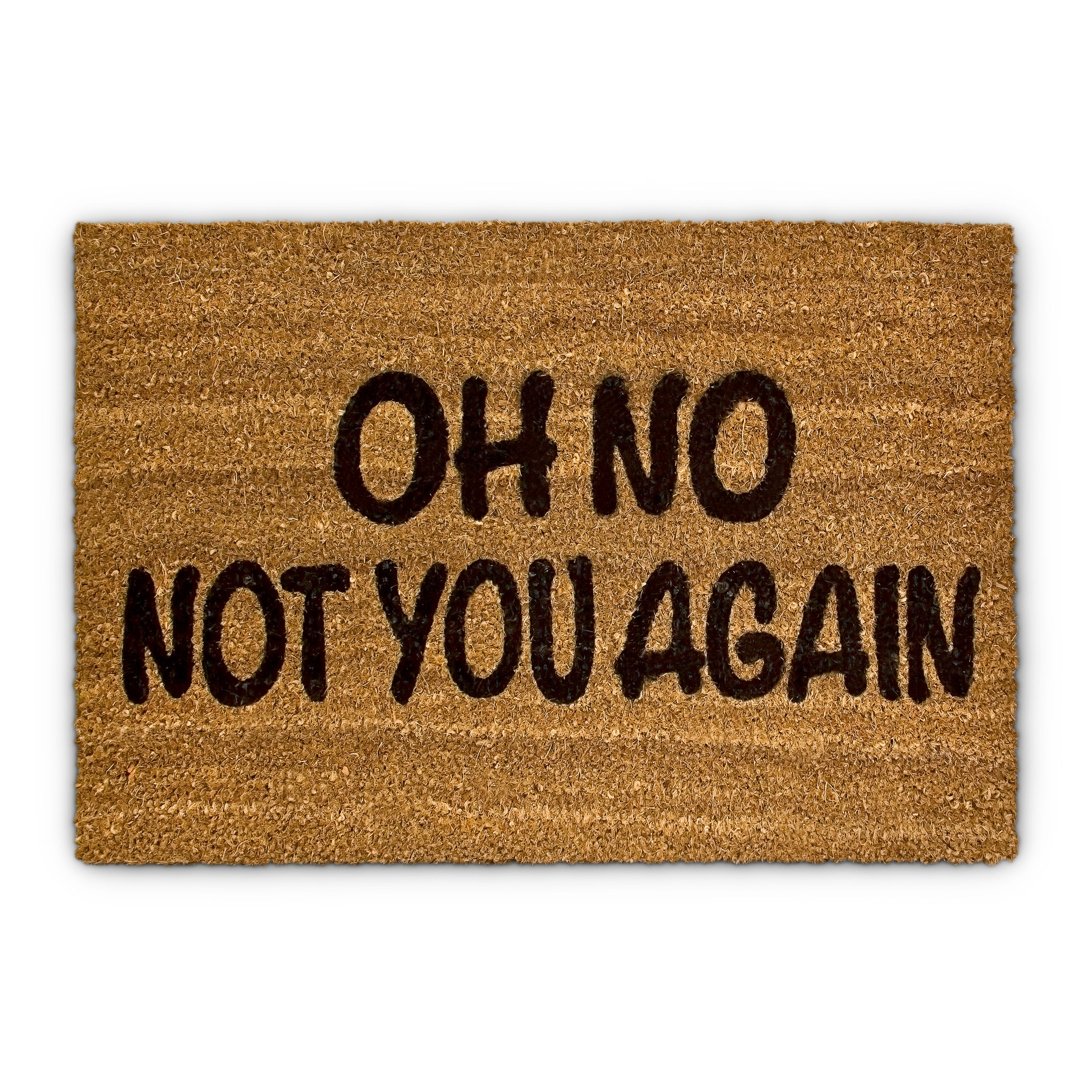 Relaxdays Oh No Not You Again Doormat Reviews Wayfair Co Uk