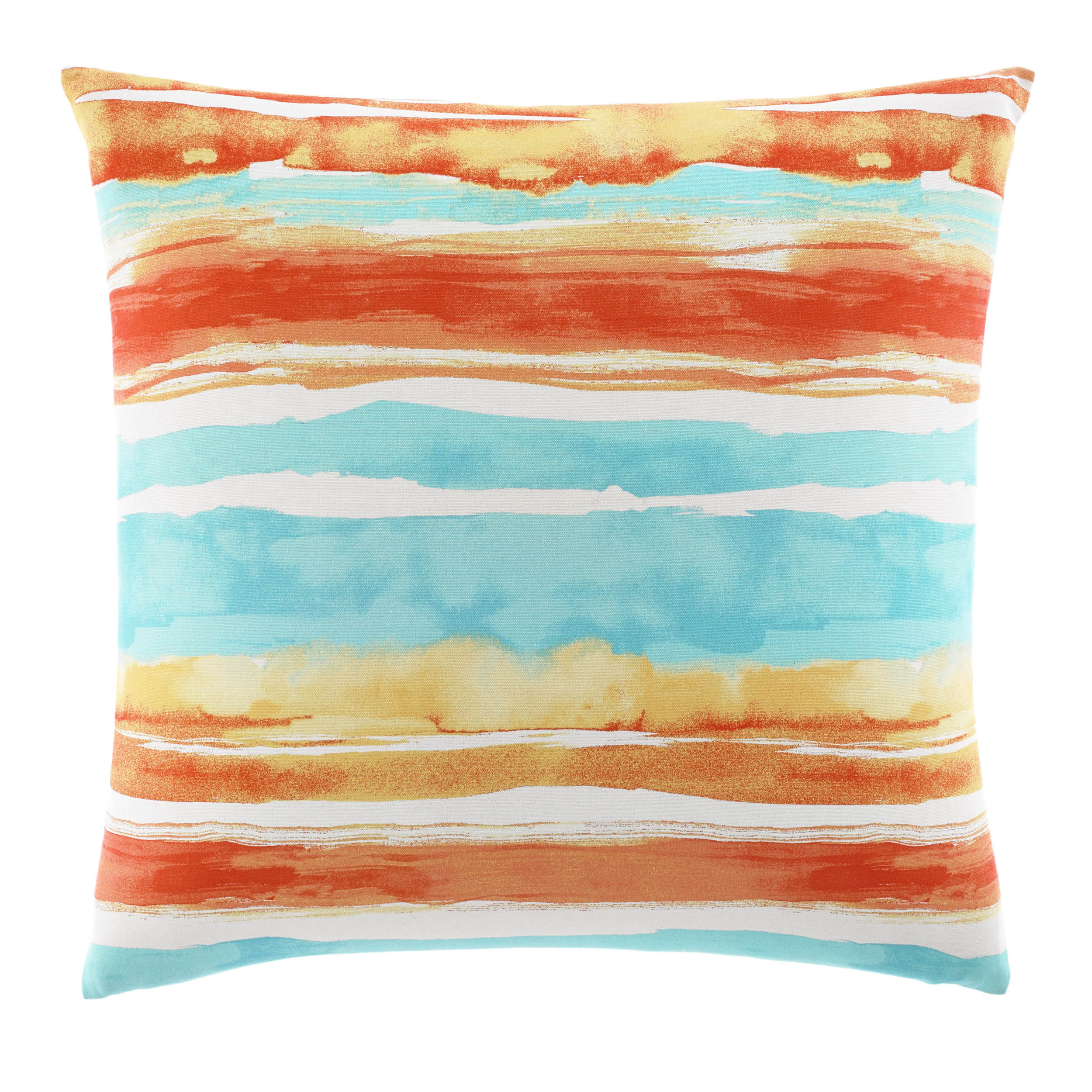 Tommy Bahama Home Watercolor Stripe Cotton Throw Pillow Reviews