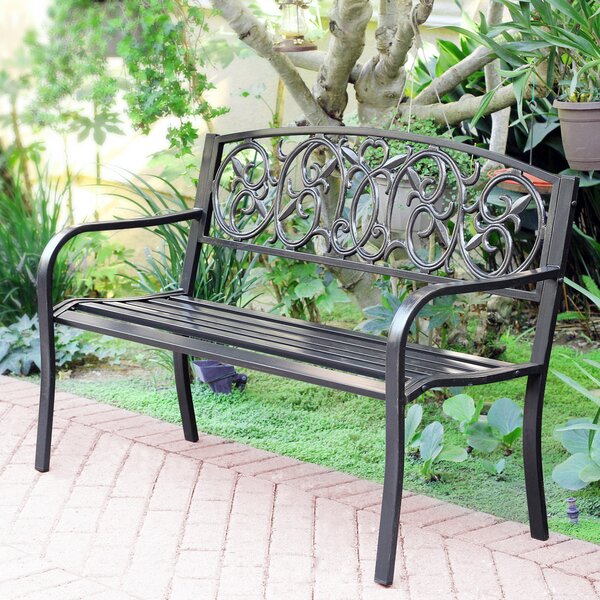 Steel Park Bench by Jeco Inc.