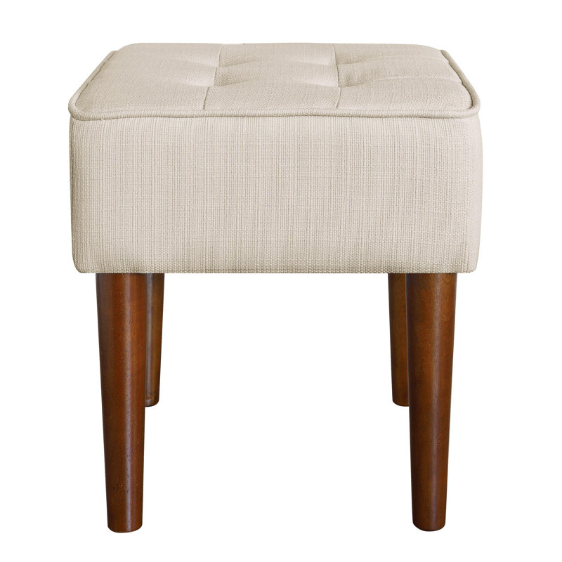 Elle Decor Aria Square Tufted Vanity Stool & Reviews | Wayfair Elle Decor Aria Square Tufted Vanity Stool & Reviews | Wayfair
