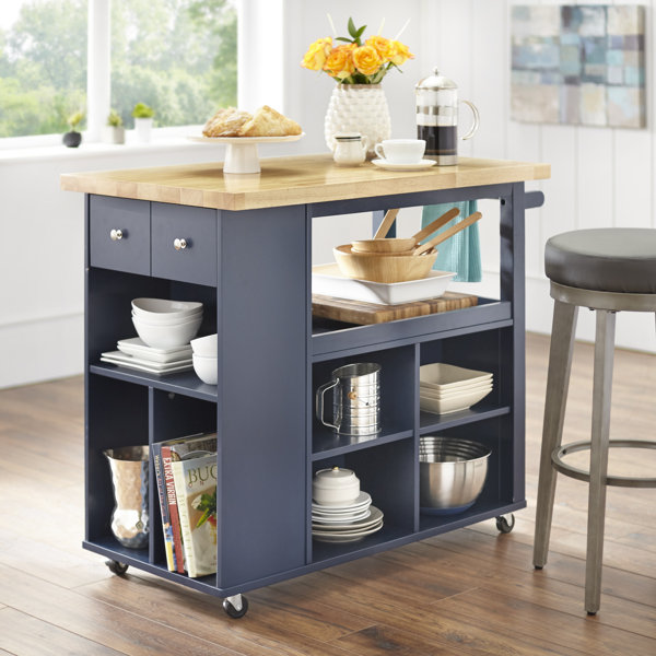 Haysi Kitchen Cart by Winston Porter