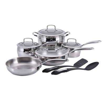 Hamilton Beach 11Piece Stainless Steel Cookware Set Hamilton Beach