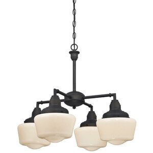 Englehart 4-Light Shaded Chandelier