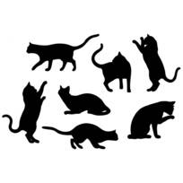 Details about  / Vinyl Decal Cat Play Silhouette Animal Personal Decal Stickers Sizes /& Colors