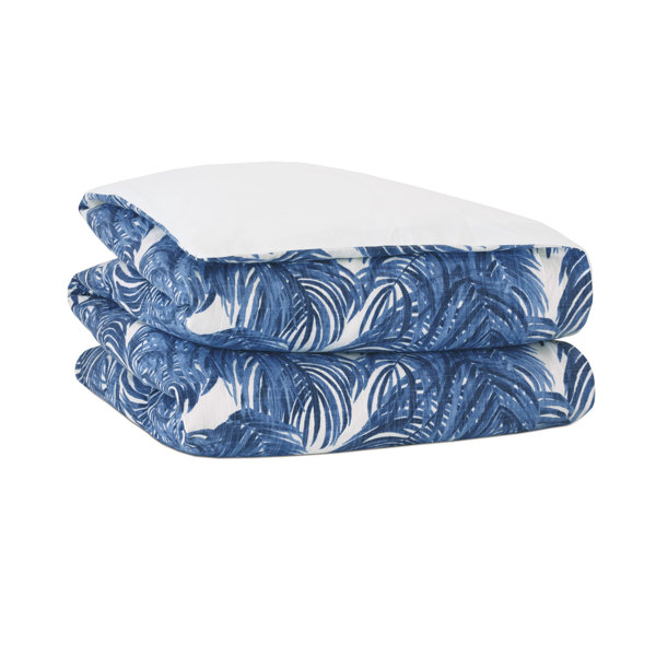 Delphine Palm Leaf Hand-Tacked Single Comforter