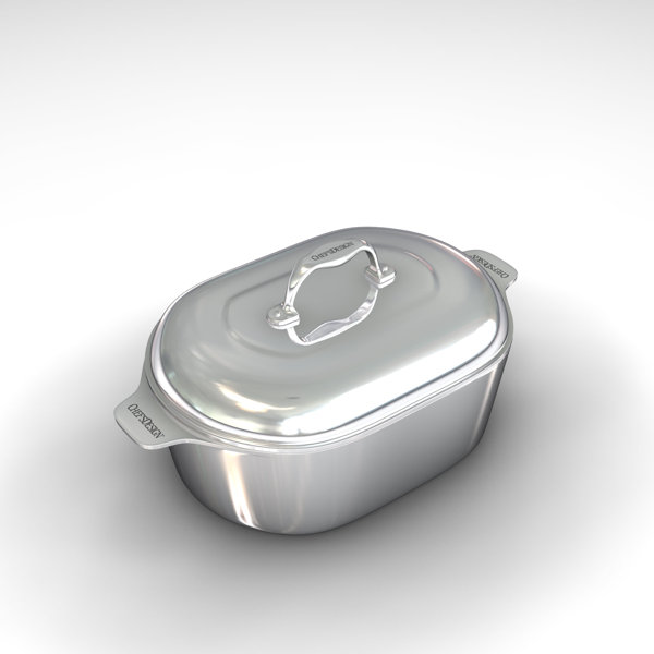 Gourmet 16.5 Heavy Cast Aluminum Covered Oval Roaster with Non-Stick Interior by Chef's Design| @ $391.99