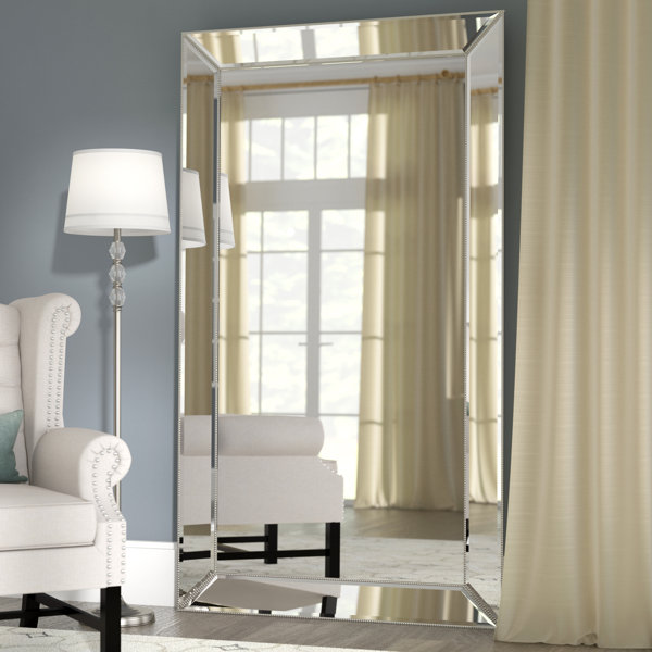 Willa Arlo Interiors Primm Antique Floor Beveled Full Length