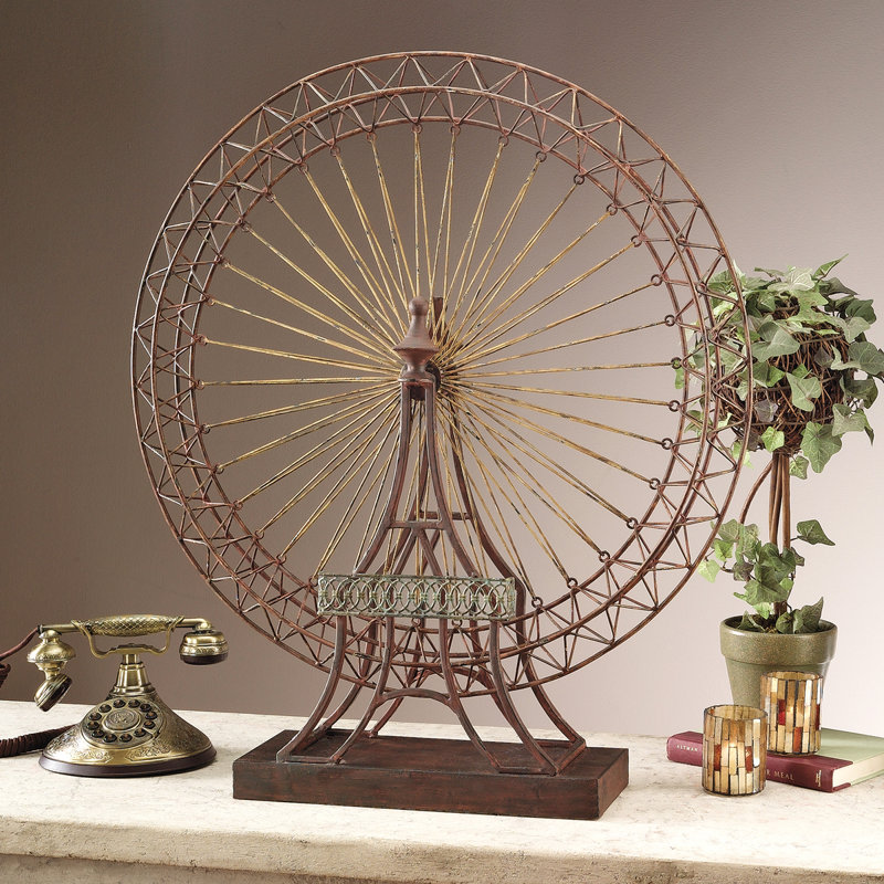 Design Toscano The Grande Exposition Ferris Wheel Décor Sculpture The Grande Exposition Ferris Wheel Décor Sculpture