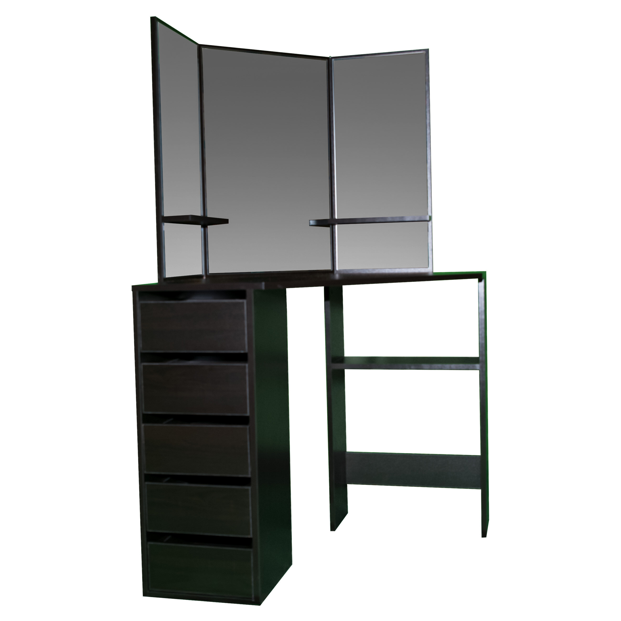 Orren Ellis Roode Makeup Vanity With Mirror Wayfair